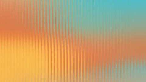 Dynamic 4k motion background with gold, turquoise, red, and cream ribbed gl.. Video stock 333458266
