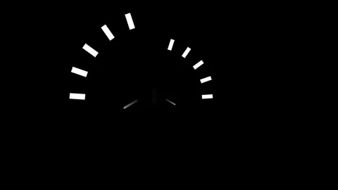 Dynamic abstract 4K animated video showing three layers of white geometric sh Stock Footage 324461300