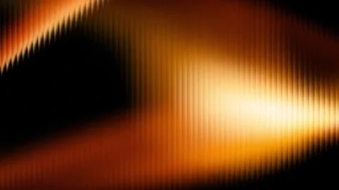 Dynamic abstract amber light streaks across dark backdrop for modern design Stock Footage 321349420