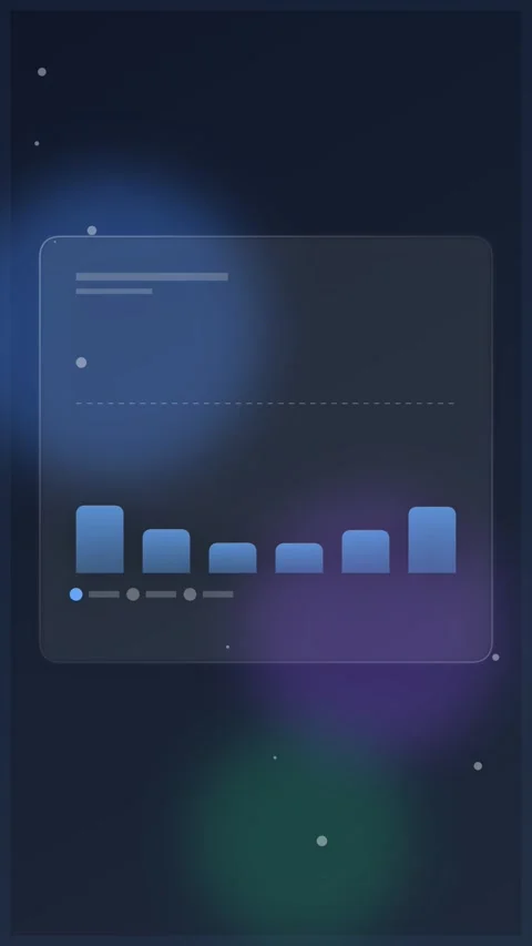 Dynamic abstract analytics dashboard visualizing business data growth and t.. Stock Footage 344951279