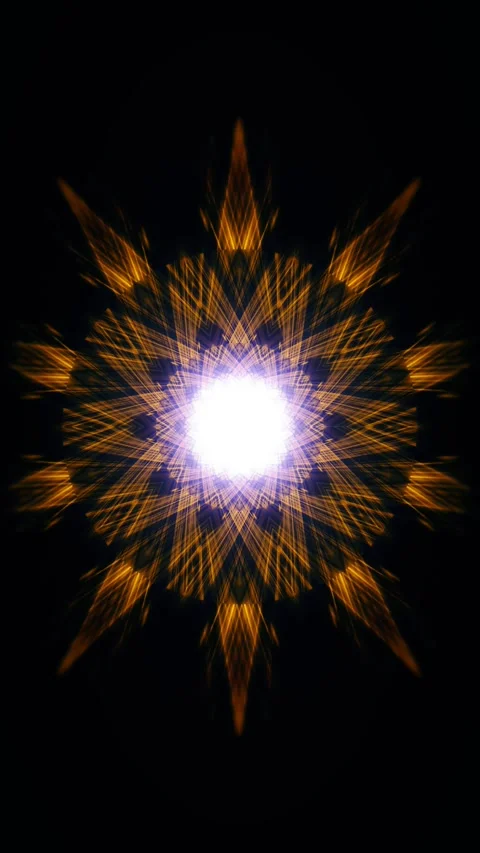 Dynamic abstract animation showcases vibrant colors and glowing light pattern Stock Footage 315510061