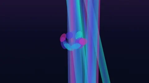 Dynamic abstract animations create a futuristic and captivating visual Stock-Footage 326992413