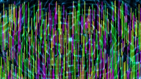 Dynamic abstract audio visualization spectrum equalizer background loop Stock Footage 336770276