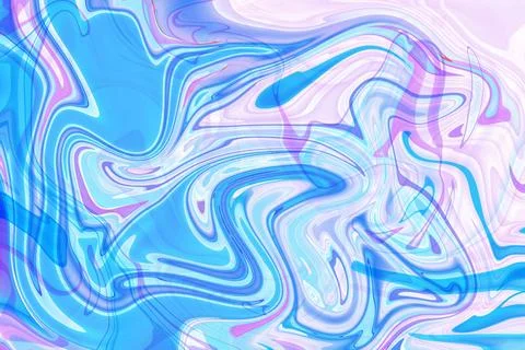 Dynamic abstract backdrop with liquid glossy marble texture and colorful ab.. Stock Illustration