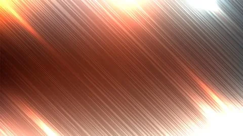 Dynamic abstract background with bright orange white light streaks diagonal.. 库存插图
