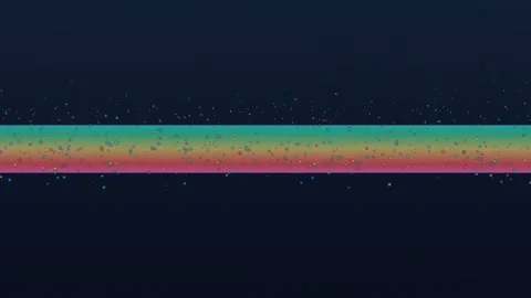 Dynamic abstract background with colorful particle movement Stock Footage 326176537