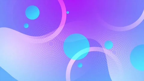 Dynamic abstract background with colorful shapes and geometric elements seamless Stock Footage 311612104