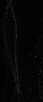 Dynamic Abstract Background: Ethereal Network of Glowing Interconnected Par.. 스톡 일러스트