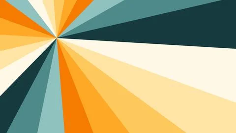 Dynamic abstract background featuring colorful radial rays converging toward a Illustrazione stock