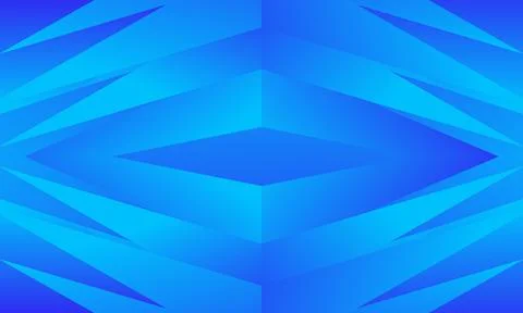 A Dynamic Abstract Background Featuring Interlocking Blue Geometric Shapes .. Illustrazione stock