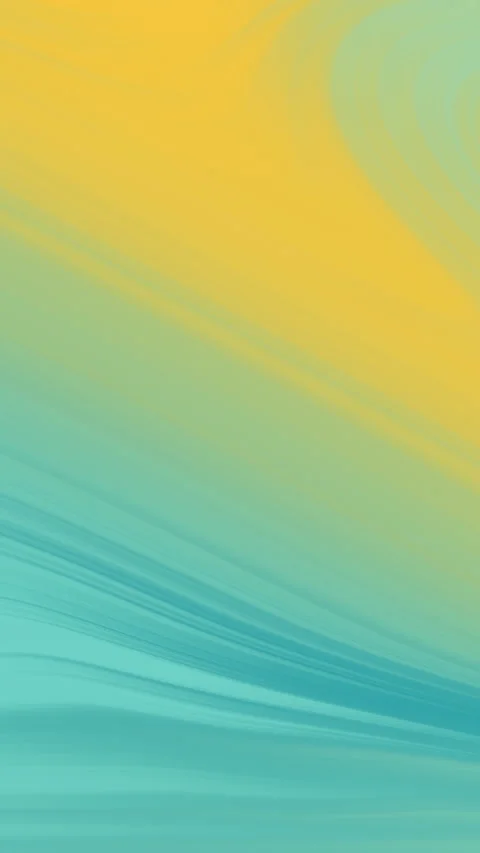 Dynamic abstract background with flowing yellow and teal gradient Stock Footage 327335499