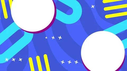 Dynamic abstract background with geometric patterns and shapes seamless 4k video 스톡 동영상 296569209