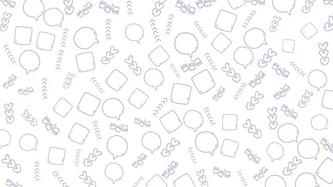 Dynamic abstract background with geometric shapes for creative design project Stock Footage 327062908