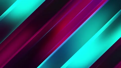 Dynamic Abstract Background with Glowing Diagonal Lines in Teal and Magenta. Stock Footage 320465474