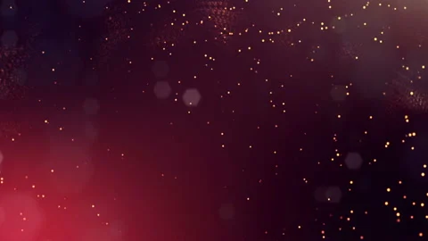 Dynamic abstract background of glowing particles with shining bokeh sparkles Video stock 95224412