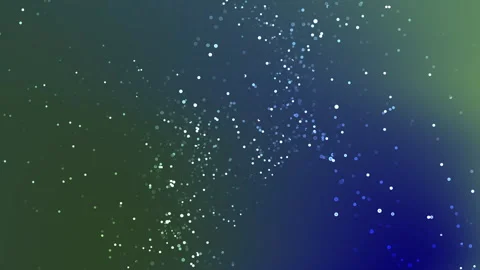 Dynamic abstract background with glowing particles and fluid motion echoes .. Stock Footage 315869715