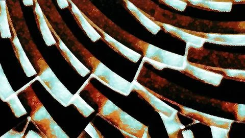 Dynamic abstract background Illustrazione stock