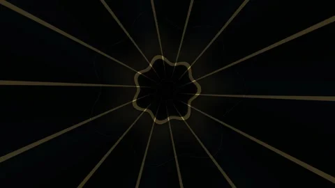 Dynamic abstract background with lines and shapes in dark Stock Footage 340333691