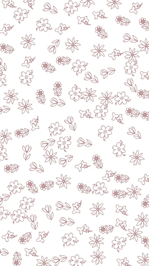 Dynamic abstract background with scattered floral specks on a bright white .. 스톡 동영상 337282313
