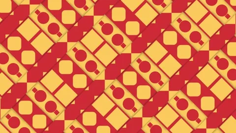 Dynamic Abstract Background with Shifting Red and Yellow Geometric Pattern 스톡 동영상 335078594