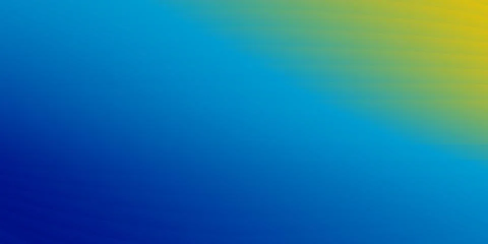 A dynamic abstract background with a smooth diagonal blue-to-yellow gradien.. Stock Illustration