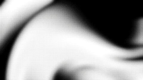 Dynamic Abstract Black and White Gradient with dot Halftone Pixel Pattern Stock Illustration