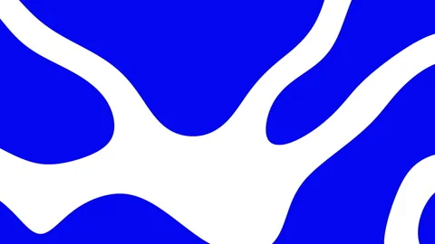 Dynamic Abstract Blue and White Pattern with Fluid Organic Shapes Stock Footage 312985843