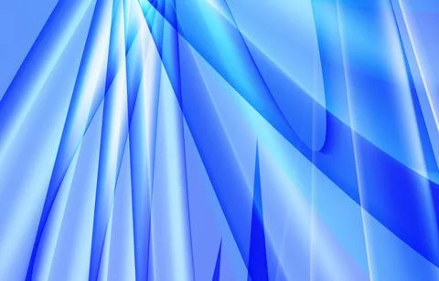 Dynamic abstract blue background featuring flowing Stock Illustration