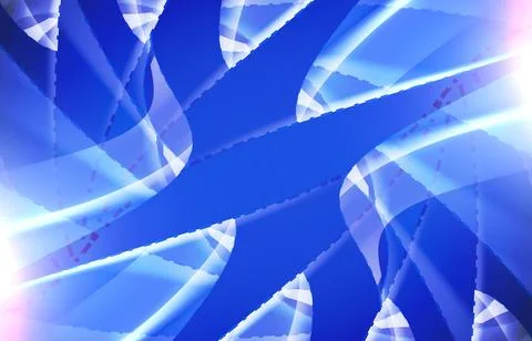 Dynamic abstract blue background with flowing wave Stock Illustration