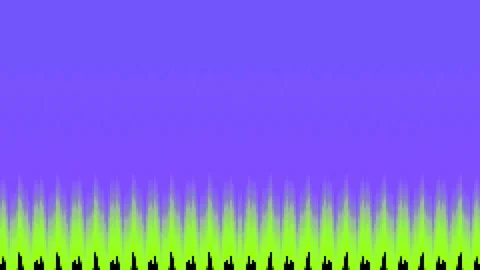 Dynamic abstract blue background with repeating yellow geometric wave pattern Stock Footage 339480776