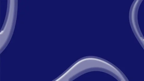 Dynamic Abstract Blue Fluid Waves Organic Motion Background Loop. Stock Footage 340028800