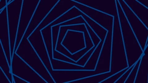 Dynamic abstract blue glowing tech circuit network connection lines visuali.. Stock Footage 342093036