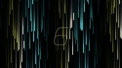 Dynamic abstract blue lines passing through a dark digital technological ba.. Stock Footage 342205350