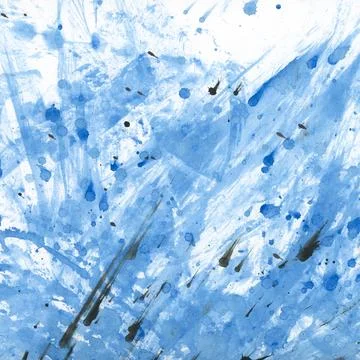 Dynamic Abstract Blue Paint Splash Art enhances visual impact with contemporary Stock Illustration