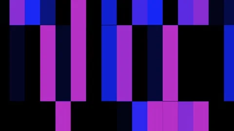 Dynamic abstract blue purple digital glitch pattern background Stock Footage 321751805