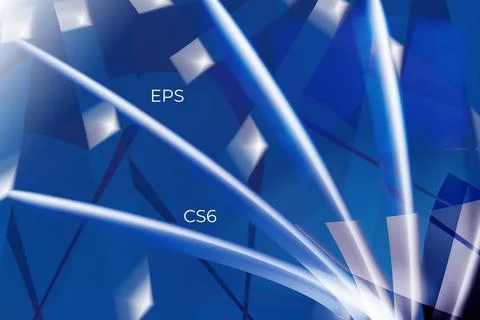 Dynamic Abstract Blue Tech Background Illustrazione stock