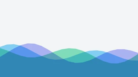 Dynamic Abstract Blue Waves Motion Graphic Background Animation Vidéo 334362288