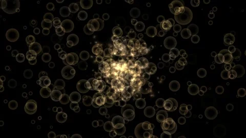 Dynamic Abstract Bokeh Background with Glowing Light Particles Stock Footage 338301727