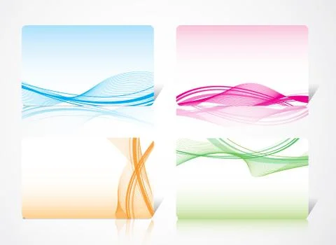 Dynamic abstract card イラスト素材