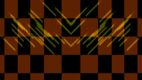 Dynamic abstract checkered grid background in black and teal for video effect Stock Footage 336168023