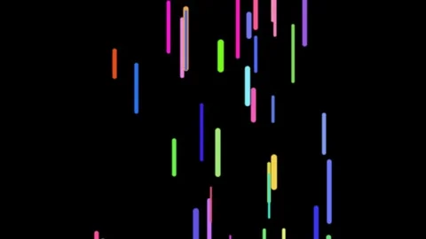 Dynamic abstract color bars create a vibrant, modern visual backdrop Video stock 325768959