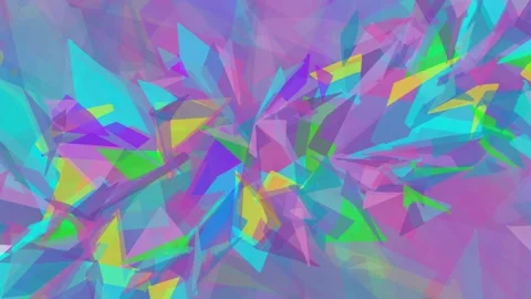 Dynamic abstract  colorful geometric background Stock Footage 334050573