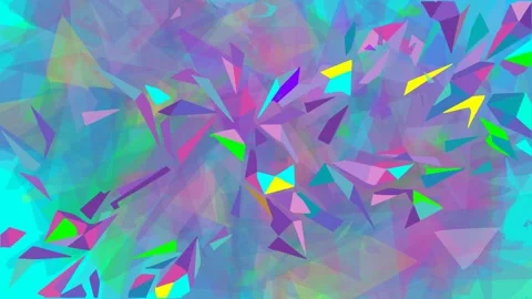 Dynamic abstract  colorful geometric background Stock Footage 334050591