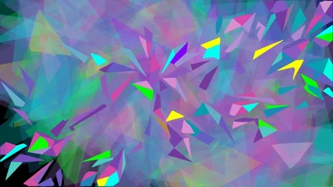 Dynamic abstract  colorful geometric background Stock Footage 334050594