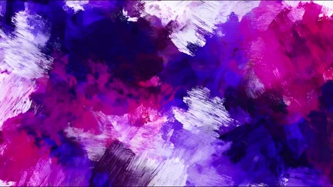 Dynamic abstract colorful paint stroke transformation in motion Stock Footage 315158172