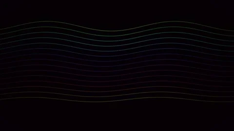 Dynamic abstract colorful wave equalizer background motion graphics loop Stock Footage 336836817