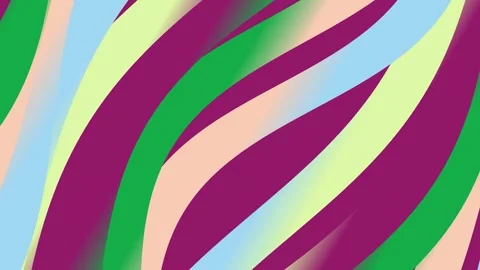 Dynamic Abstract Colorful Wavy Lines Creating a Vibrant Visual Background w.. Stock Footage 328805829