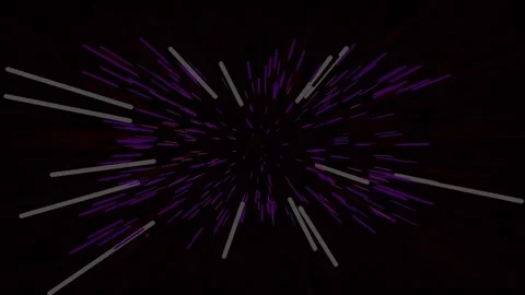Dynamic abstract cosmic energy lines bursting from center point Stock Footage 342159122