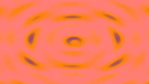 Dynamic abstract cosmic swirl background with deep blue and vibrant orange fl Stock Footage 340379090