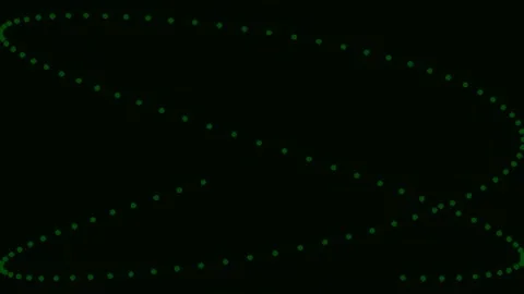 Dynamic Abstract Curved Glowing Lines Paths on Black Background for Visuals Stock Footage 341059751